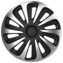 Compass Dísztárcsa készlet Caliber Carbon 14" 4db - fekete/ezüst