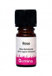 Armina Ulei Esential De Trandafir (rosa Damascena) 5% In Ulei De Migdale Bio 5ml Armina