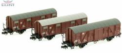 Liliput 260147 Zárt teherkocsi szett Gbs 245, DB IV (L260147)