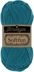 Scheepjes Softfun 2649 Peacock - pávakék fonal