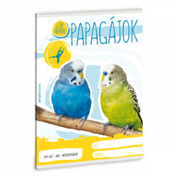 Ars Una Papagájok kockás A5 (53630377)