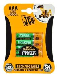Solight JCB-HR31000RC-4B - Tölthető elem AAA NiMH/900mAh/1, 2V, 4db JCB-HR31000RC-4B (SL0327)