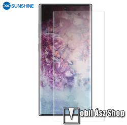 SUNSHINE Hydrogel TPU képernyővédő fólia - Ultra Clear, ÖNREGENERÁLÓ! - 1db, TOKBARÁT - SAMSUNG Galaxy Note10 Plus (SM-N975F) / SAMSUNG Galaxy Note10 Plus 5G (SM-N976F)