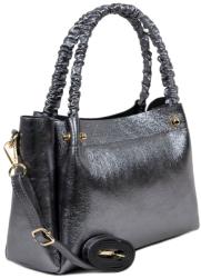 Manier Geanta piele argintie GF2736