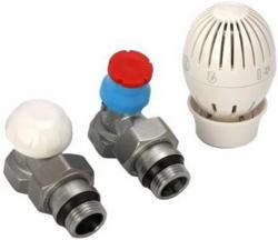 Giacomini Set robineti radiator Giacomini 1/2 (tur termostatat + retur+cap termostatat) - magterm