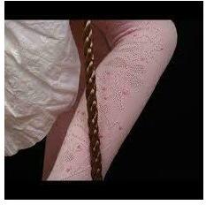 Rewon Ciorapi pantalon jacard cu model pentrut fete 507-004 (REW507-004)