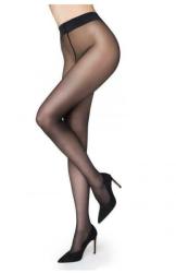 Marilyn Ciorapi dama - Marilyn Lux Line Naked 20 DEN - negru, nude (M LLNAK20)