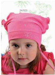 AJS Batic din bumbac pentru fetite 0-1 an - AJS 24-023 roz, fucsia, lila, mov, alb (AJS24-023)