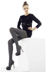 Marilyn Dresuri cu model, bumbac - Marilyn Giselle E29, 120 DEN - negru (M GISELLE E29)