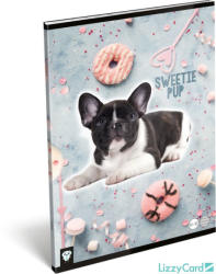 Lizzy Card Kis bagoly - Sweetie Pup - Tűzött füzet A4 vonalas 32 lap (20819245)