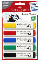 Faber-Castell Faber-Castell: Standard színű textilfilc szett 5db-os (159520)