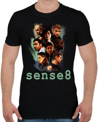printfashion sense8 - Férfi póló - Fekete (2803102)