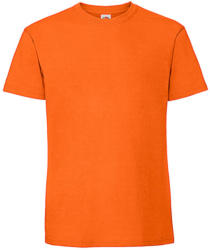 Fruit of the Loom Csomag akciós póló (minimum 3 db) Férfi póló Rövid ujjú Fruit of the Loom Ringspun Premium T - S, Narancssárga