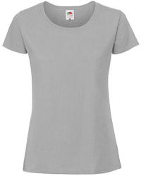 Fruit of the Loom Csomag akciós póló (minimum 3 db) Női póló Rövid ujjú Fruit of the Loom Lady-Fit Ringspun Premium T - XS, Cink