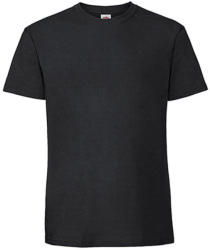 Fruit of the Loom Csomag akciós póló (minimum 3 db) Férfi póló Rövid ujjú Fruit of the Loom Ringspun Premium T - S, Fekete
