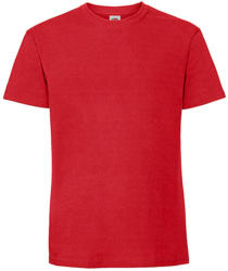 Fruit of the Loom Csomag akciós póló (minimum 3 db) Férfi póló Rövid ujjú Fruit of the Loom Ringspun Premium T - 2XL, Piros