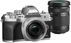Olympus OM-D E-M10 IV + EZ-M 14-42mm EZ + 40-150mm R Silver (V207132SE010) Digitális fényképezőgép