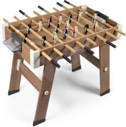 Smoby Fotbal de masă din lemn Click&Goal Soccer Table Smoby pliabil și asamblabil în 10 minute cu 2 mingiuțe de la 8 ani (SM620700)
