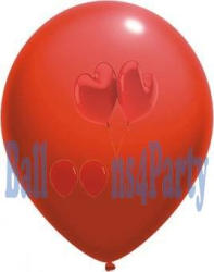 Balloons4party Set 100 baloane latex rosu 13 cm