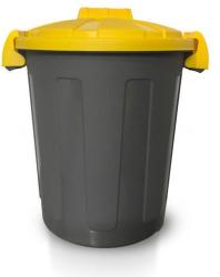 Mobil Plastic Műanyag konténer Carlson szelektív hulladékgyűjtésre, űrtartalma 25 l, szürke/sárga