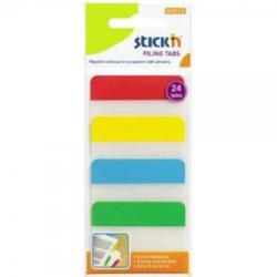 Stickn Stick index plastic - 4 culori neon Stickn (10376)