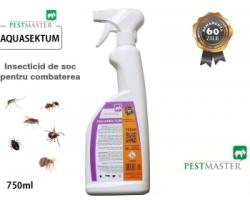 PESTMASTER Insecticid de soc pentru combaterea insectelor taratoare si zburatoare - Aquasektum , 750 ml, Pestmaster