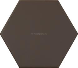 Equipe Cerámicas 11, 6x10, 3 Equipe Kromatika Brown MATT Barna Hexagon padlólap
