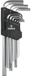 TOPEX Set chei imbus cu profil hexagonal lungi topex 35D956 (35D956) Cheie imbus