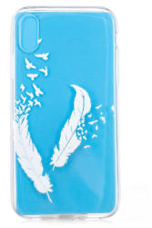 Tvc-Mall Husa Silicon pentru iPhone XR White Feather and Bird