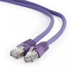 Gembird Cablu de retea RJ45 SFTP cat 6A LSOH 0.25m Mov, Gembird PP6A-LSZHCU-V-0.25M (PP6A-LSZHCU-V-0.25M)