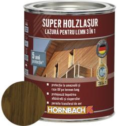 Hornbach Lazură pentru lemn 3 în 1 Super Holzlasur nuc 0, 75 l