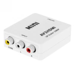  Convertor 3 x RCA (composite) CVBS + audio la HDMI, KOM0983 (KOM0983)