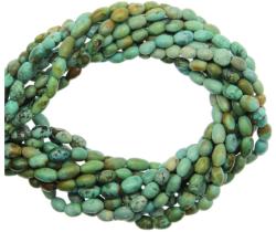 Turcoaz de Nepal Margele Pietre Semipretioase Tub - 7 - 15 x 5 - 8 mm