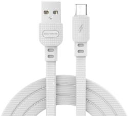  Cablu date/incarcare Golf Space L02, microUSB la USB, 1m lungime, alb