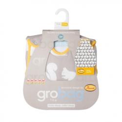 GRO Company Gro - Sac de Dormit Bebelusi Grobag ANORAK Kissing Squirrels, 2.5 TOG (GRO_AAA3314)