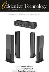 GoldenEar Technology Triton Reference + SuperCenter + One. R 5.1 Boxe audio