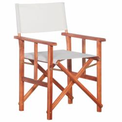 vidaXL Tömör akácfa rendezői szék (45596)
