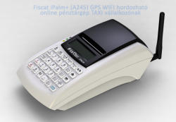 Xiamen Fiscat Fiscat iPalm+ (A245) GPS WIFI hordozható online pénztárgép TAXI vállalkozónak (1op147)