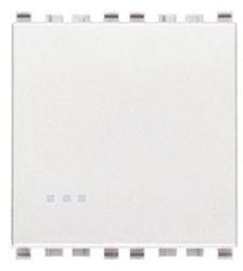 Vimar Intrerupator modular simplu alb 2 module VIMAR EIKON (VIM-20001.2.B)