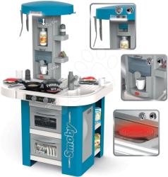 Smoby Bucătărie cu echipament tehnic Tech Edition Smoby electronică cu o mulțime de funcții sunete și 35 de accesorii 100 cm înălțime (SM311049)