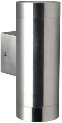 Nordlux Tin Maxi kültéri fali lámpa, szálcsiszolt, GU10, max. 2X35W, 21519934 (21519934)