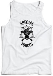 DRAGOWA maieu pentru bărbati Special forces, alb 160g/m2