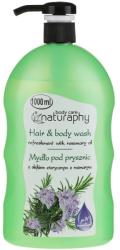 Naturaphy Șampon-gel de duș, cu ulei de rozmarin - Naturaphy Rosemary Oil Hair & Body Wash 1000 ml