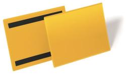 DURABLE Logisztikai zseb, A5, fekvő, DURABLE, mágnessel, sárga (DB174304) - papirdepo