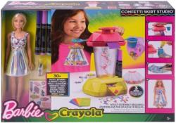 Mattel Barbie Crayola Confetti Skirt Studio FRP02