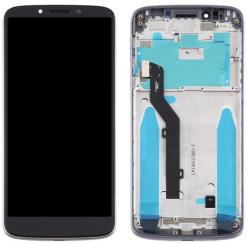  NBA001LCD009754 Motorola Moto E5 matt fekete LCD kijelző érintővel kerettel előlap (NBA001LCD009754)