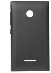 tel-szalk-152286 Akkufedél hátlap - burkolati elem Microsoft Lumia 435, fekete (tel-szalk-152286)
