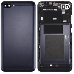  tel-szalk-152595 Akkufedél hátlap - burkolati elem Asus Zenfone 4 Max ZC554KL, fekete (tel-szalk-152595)