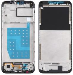 tel-szalk-153300 Motorola Moto G8 Power Lite fekete előlap lcd keret, burkolati elem (tel-szalk-153300)