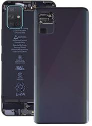 Samsung GH82-21653B Gyári akkufedél hátlap - burkolati elem Samsung Galaxy A51, fekete (GH82-21653B)